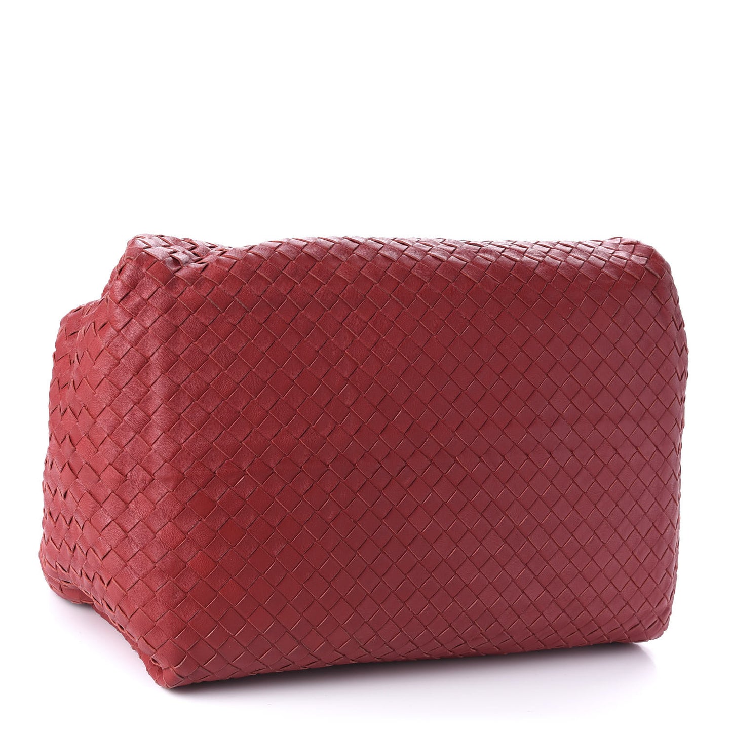 Nappa Intrecciato Parachute Bag Red