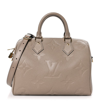 Louis Vuitton Empreinte Monogram Giant Speedy Bandouliere 25 Tourterelle 1 of 11