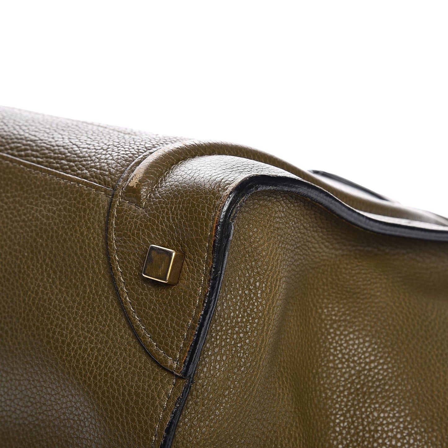 Drummed Calfskin Mini Luggage Jungle