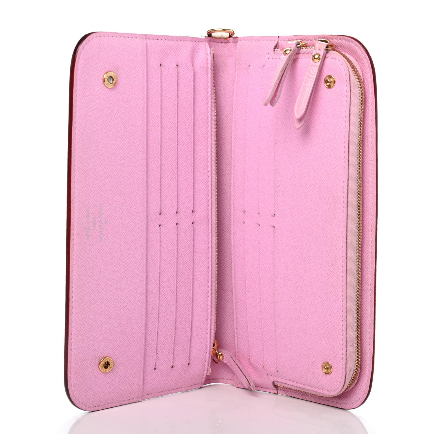 Louis Vuitton Monogram Multicolor Insolite Wallet White Litchi 4 of 4