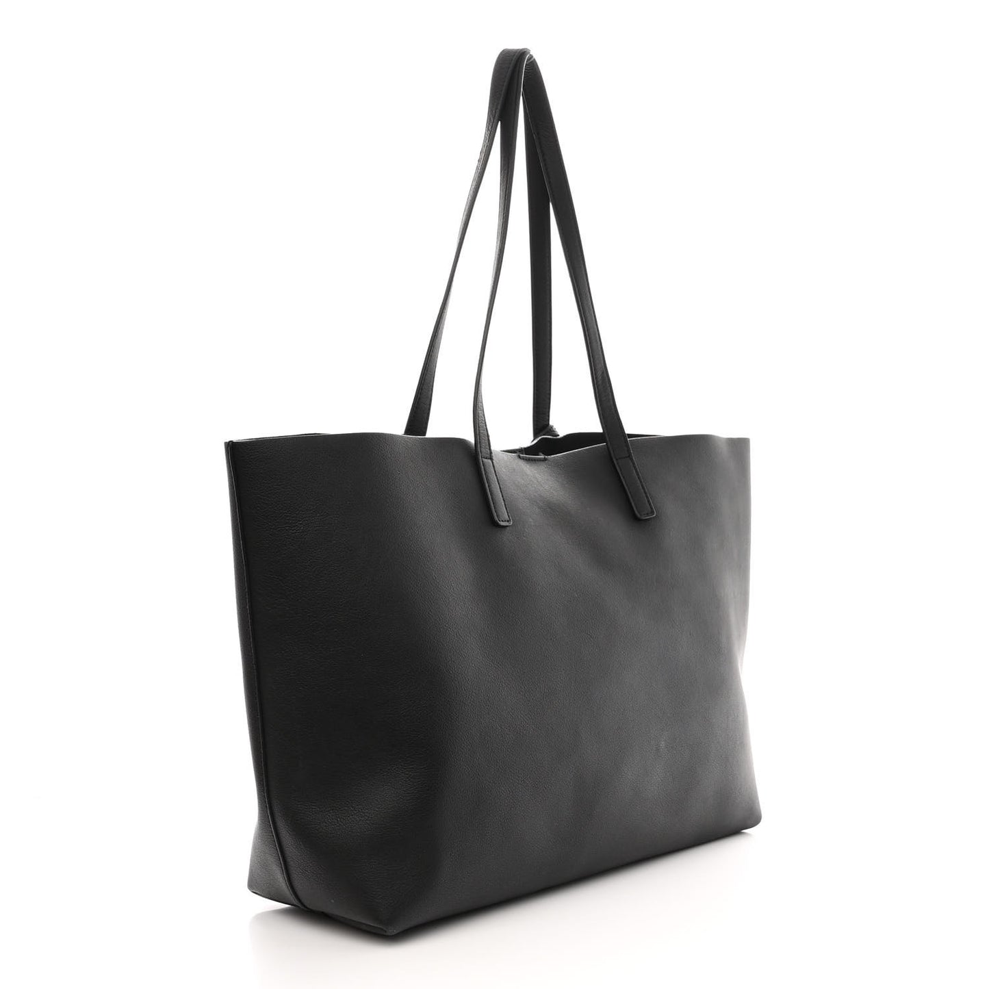 Calfskin Large Shopping Tote Black