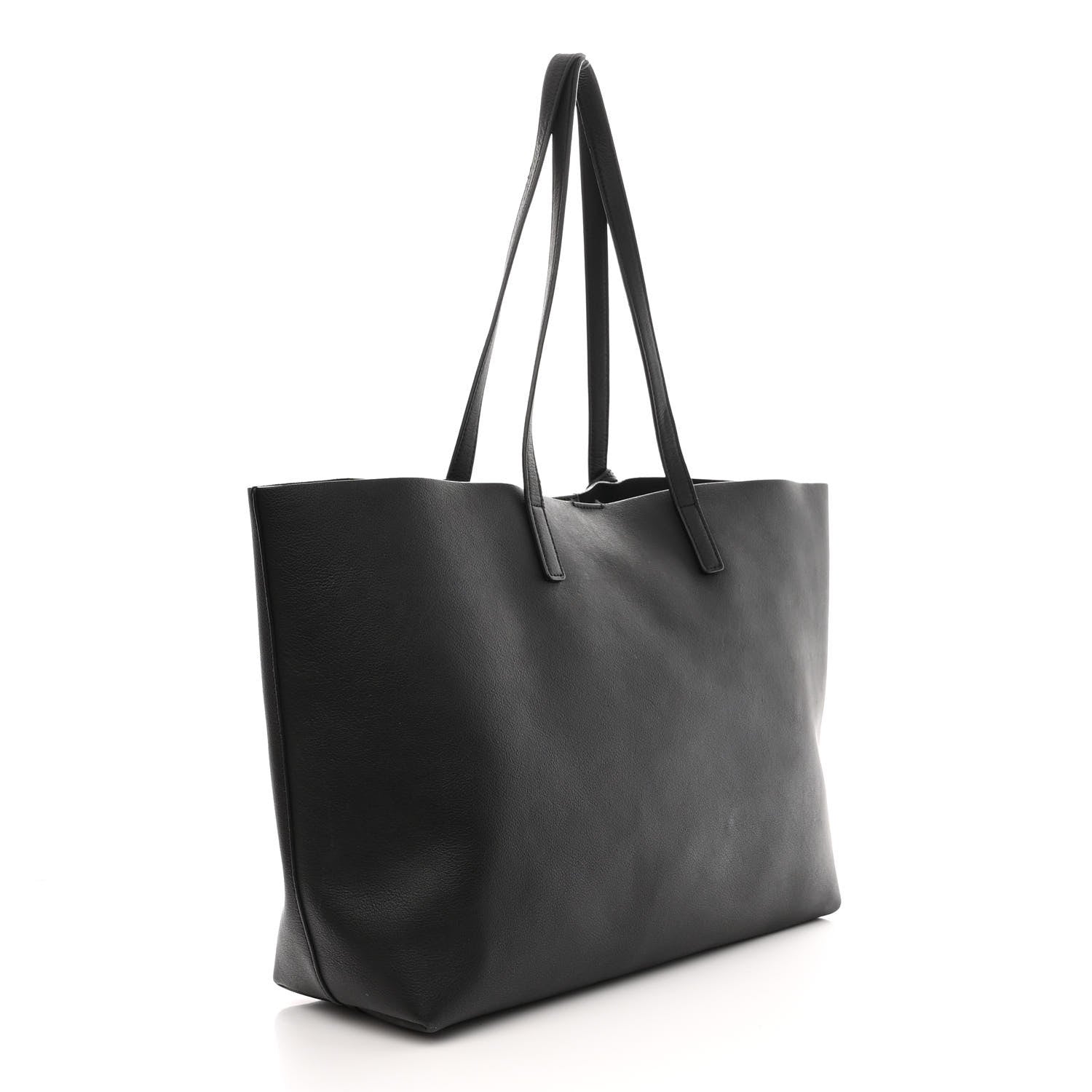 Saint Laurent Calfskin Large Shopping Tote Black 4 of 18