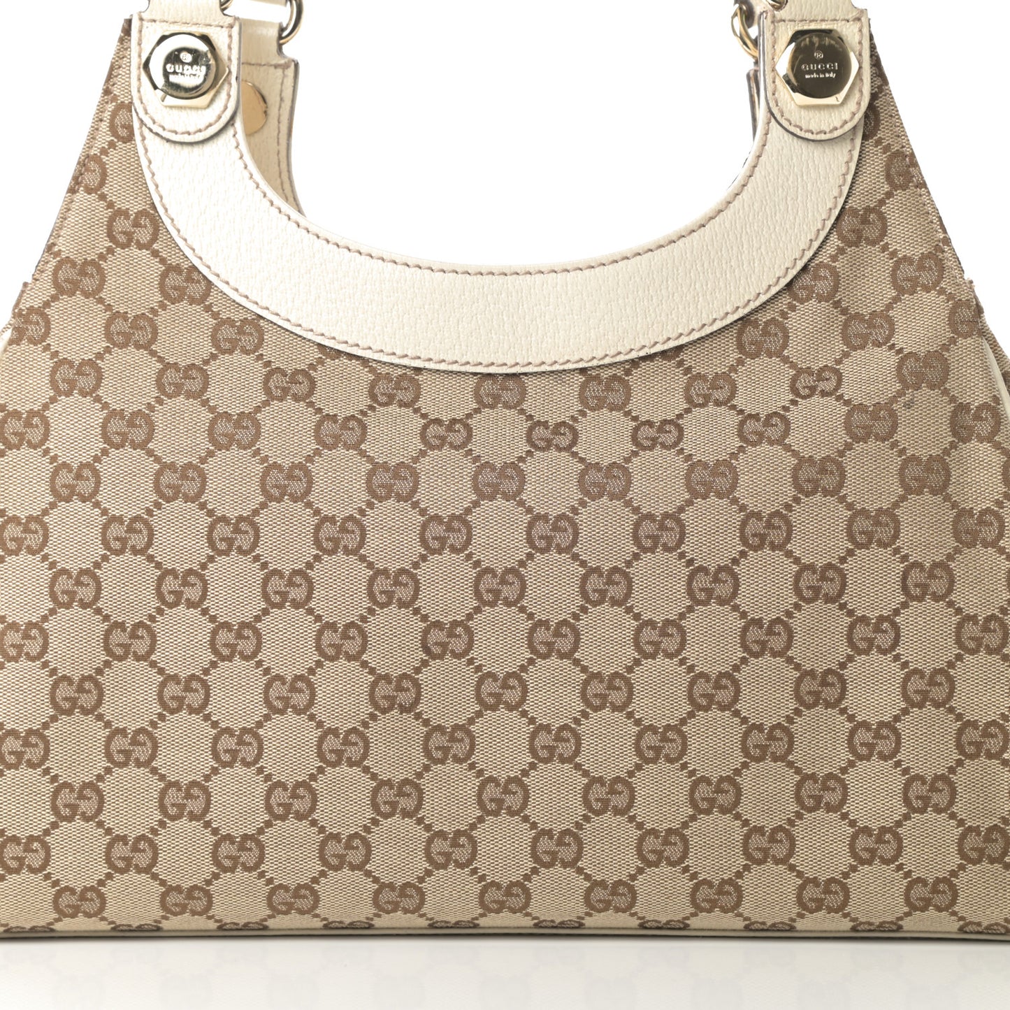 Monogram Medium Charmy Shoulder Bag Off White
