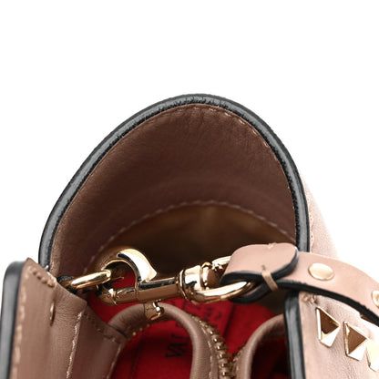 Valentino Garavani Vitello Mini Rockstud Tote Poudre 17 of 21