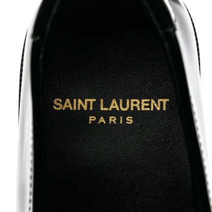 Saint Laurent Calfskin Penny Loafers 36 Black 7 of 8