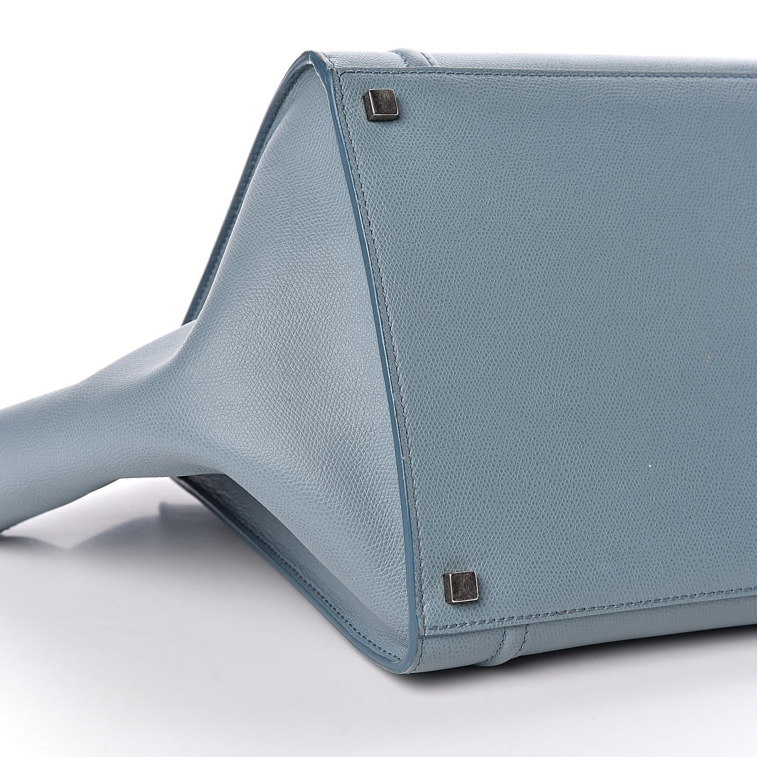 Celine Grained Calfskin Medium Phantom Luggage Sky Blue 9 of 10