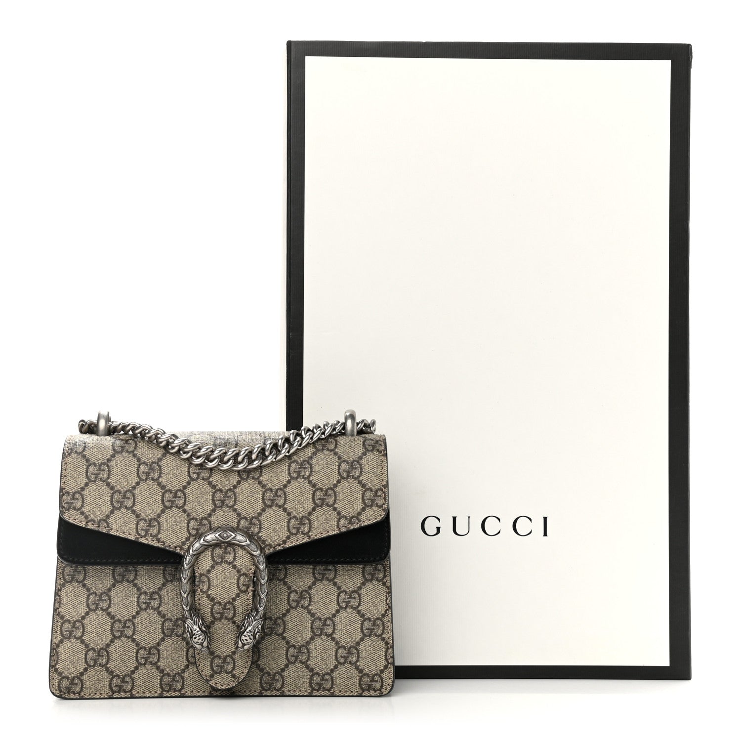 Gucci GG Supreme Monogram Mini Dionysus Shoulder Bag Black 11 of 11