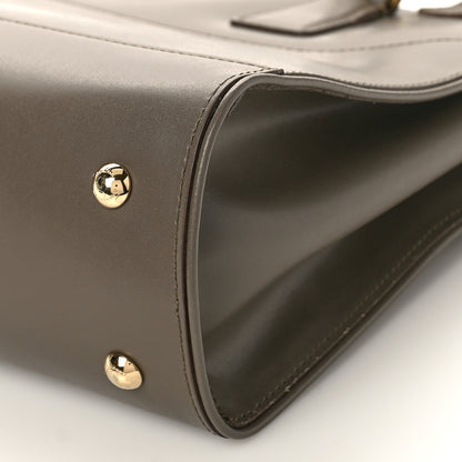 Salvatore Ferragamo Calfskin Briana Tote Mud 8 of 8