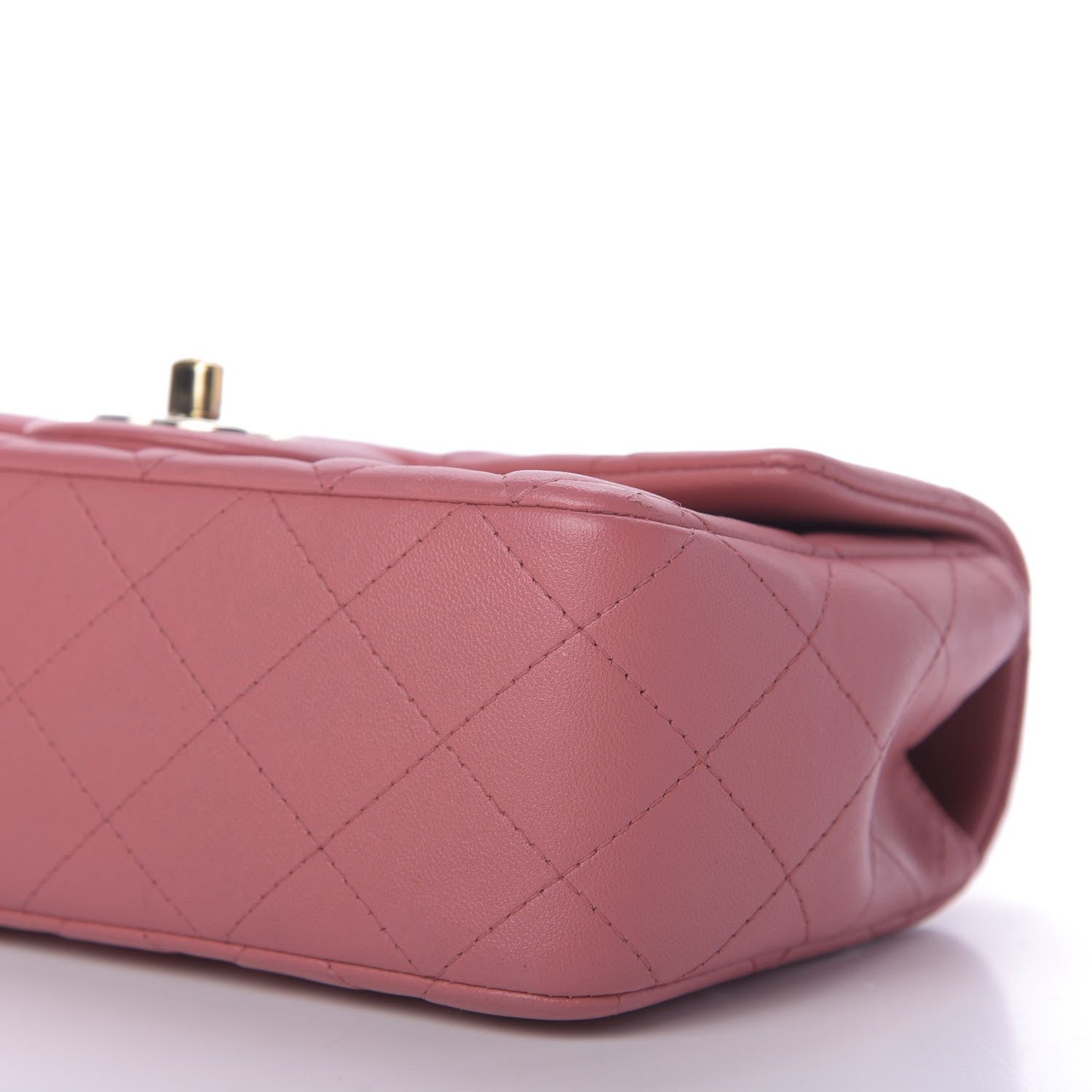Chanel Lambskin Quilted Valentine Charms Mini Rectangular Flap Pink 7 of 9