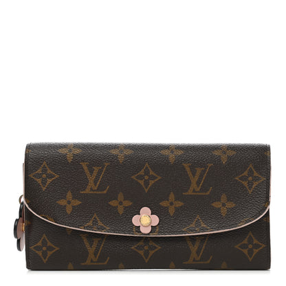Louis Vuitton Monogram Bloom Flower Emilie Wallet 1 of 7