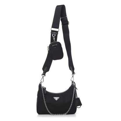 Prada Nylon Re-Edition 2005 Shoulder Bag Black 1 of 9