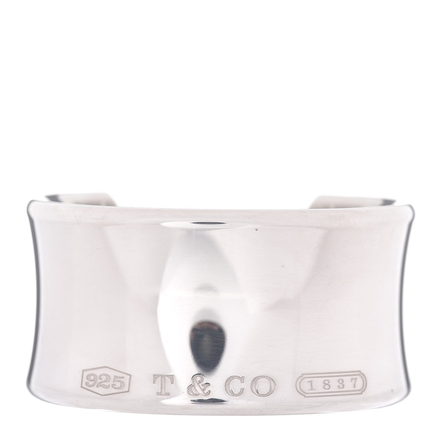 Sterling Silver Wide 1837 Cuff Bracelet