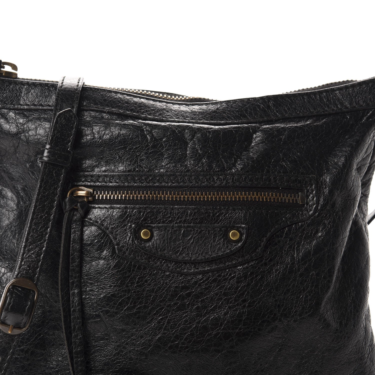 Balenciaga Agneau Classic Hardware Flat Crossbody Black 12 of 12