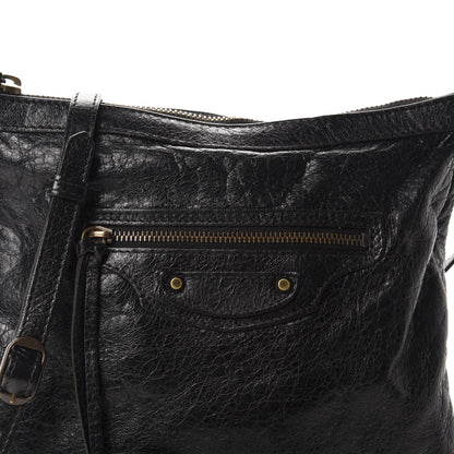 Balenciaga Agneau Classic Hardware Flat Crossbody Black 12 of 12