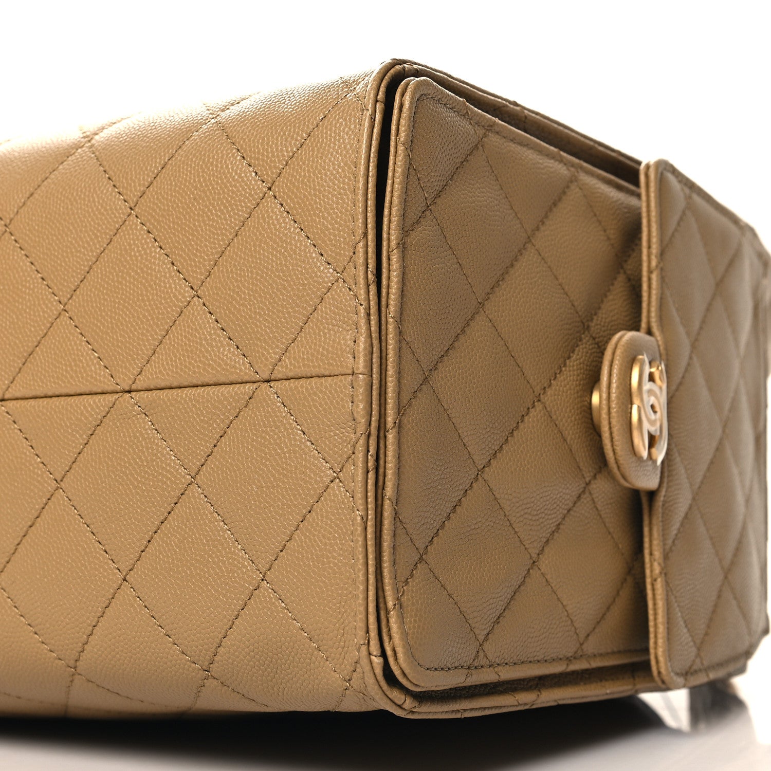 Chanel Caviar Quilted Medium Chanel 25 Handbag Dark Beige 11 of 11