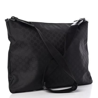 Gucci Nylon Monogram Messenger Black 3 of 9