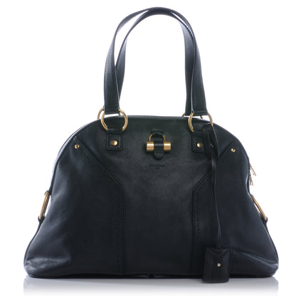 Saint Laurent Leather Large Muse Black 1 of 8