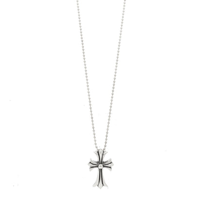 Chrome Hearts Sterling Silver Cross Pendant Necklace 1 of 5