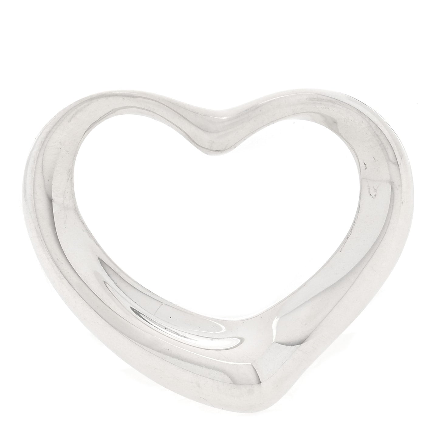 Sterling Silver Elsa Peretti 22mm Open Heart Pendant