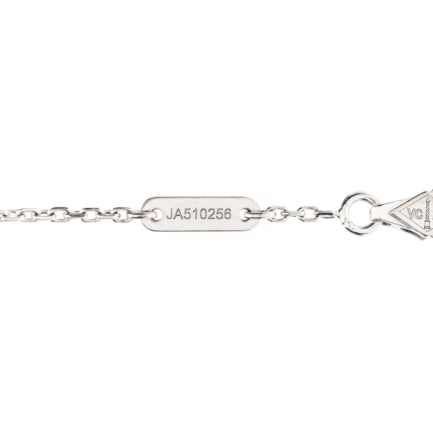 Van Cleef & Arpels 18K White Gold Turquoise Sweet Alhambra Butterfly Bracelet 3 of 7
