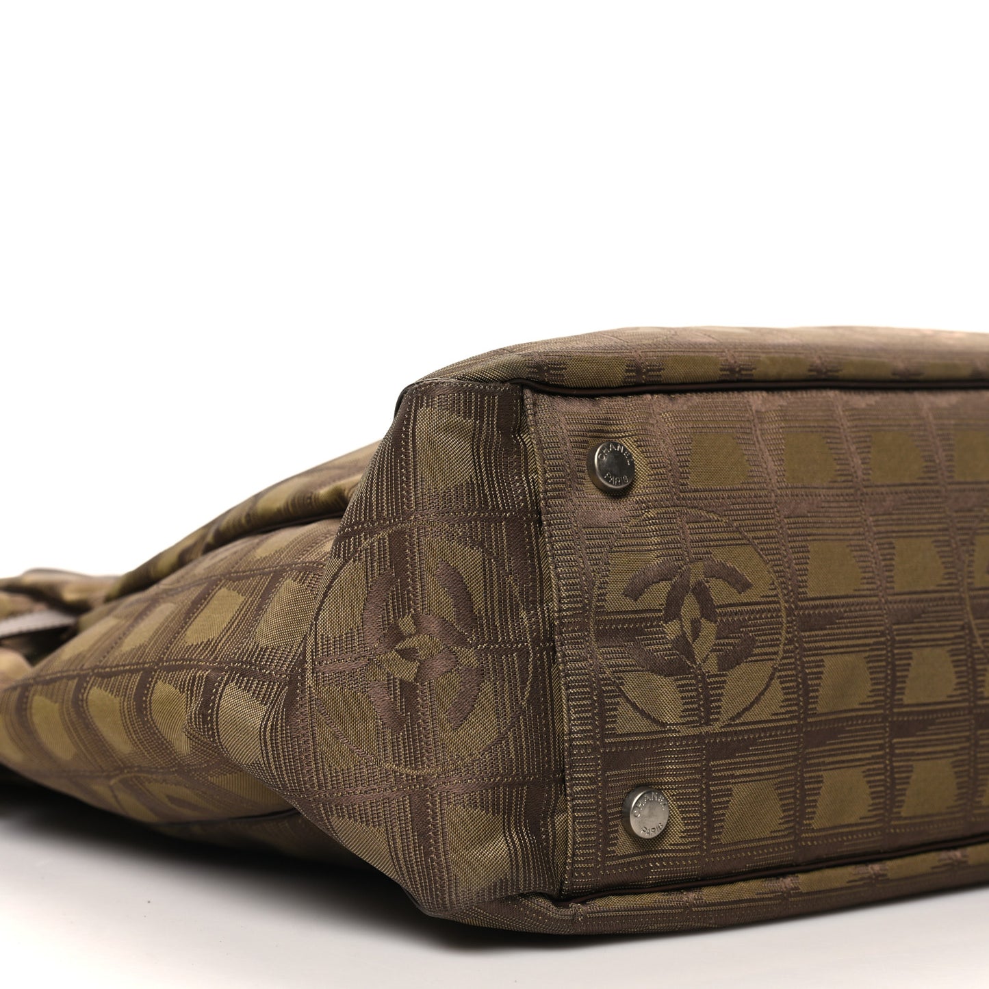 Nylon Travel Large Tote Khaki