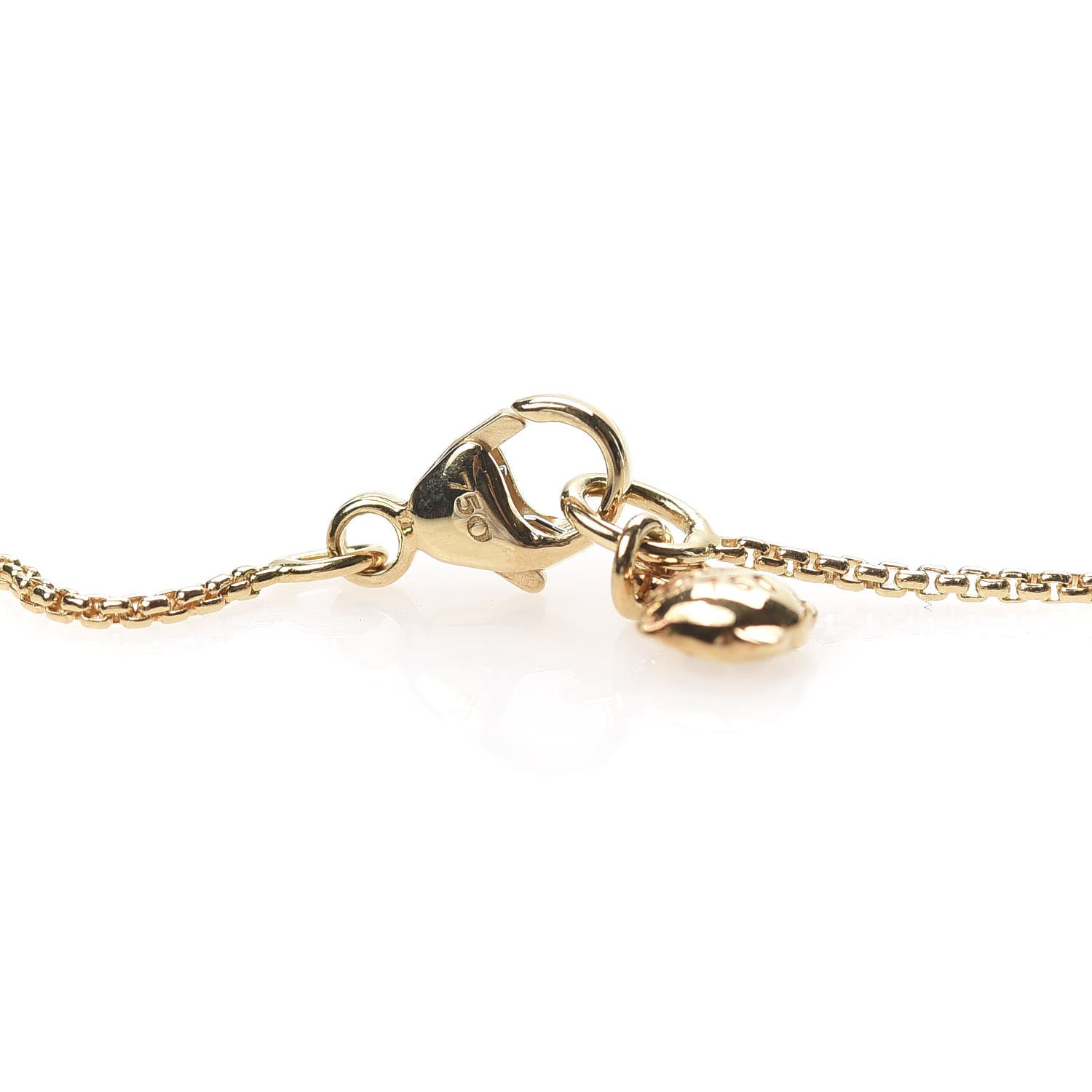 David Yurman 18K Yellow Gold Diamond Le Petit Coeur Heart Pendant Necklace 5 of 6