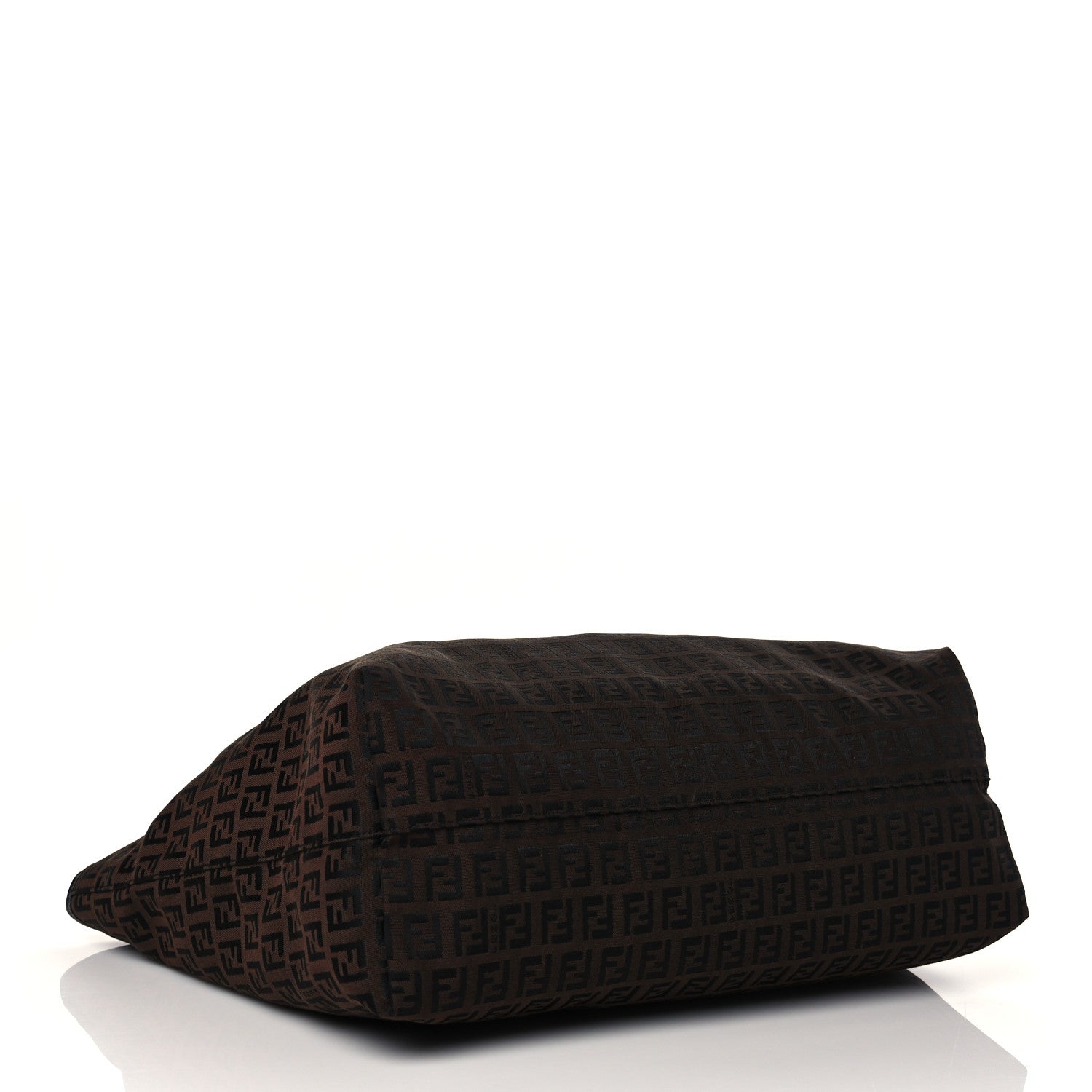 Fendi Zucchino Shopping Tote Brown 4 of 11