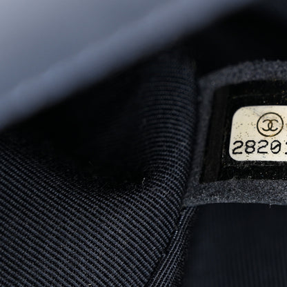 Chanel Calfskin Chevron Quilted Mini Statement Flap Navy Blue 8 of 11