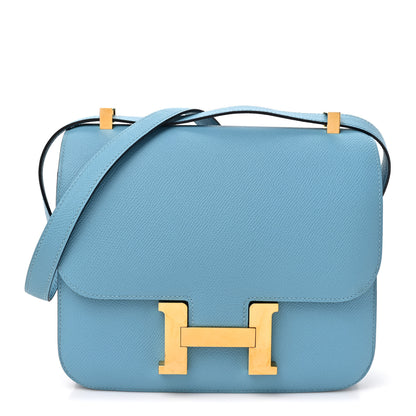 Hermes Epsom Constance 24 Bleu Du Nord 1 of 11