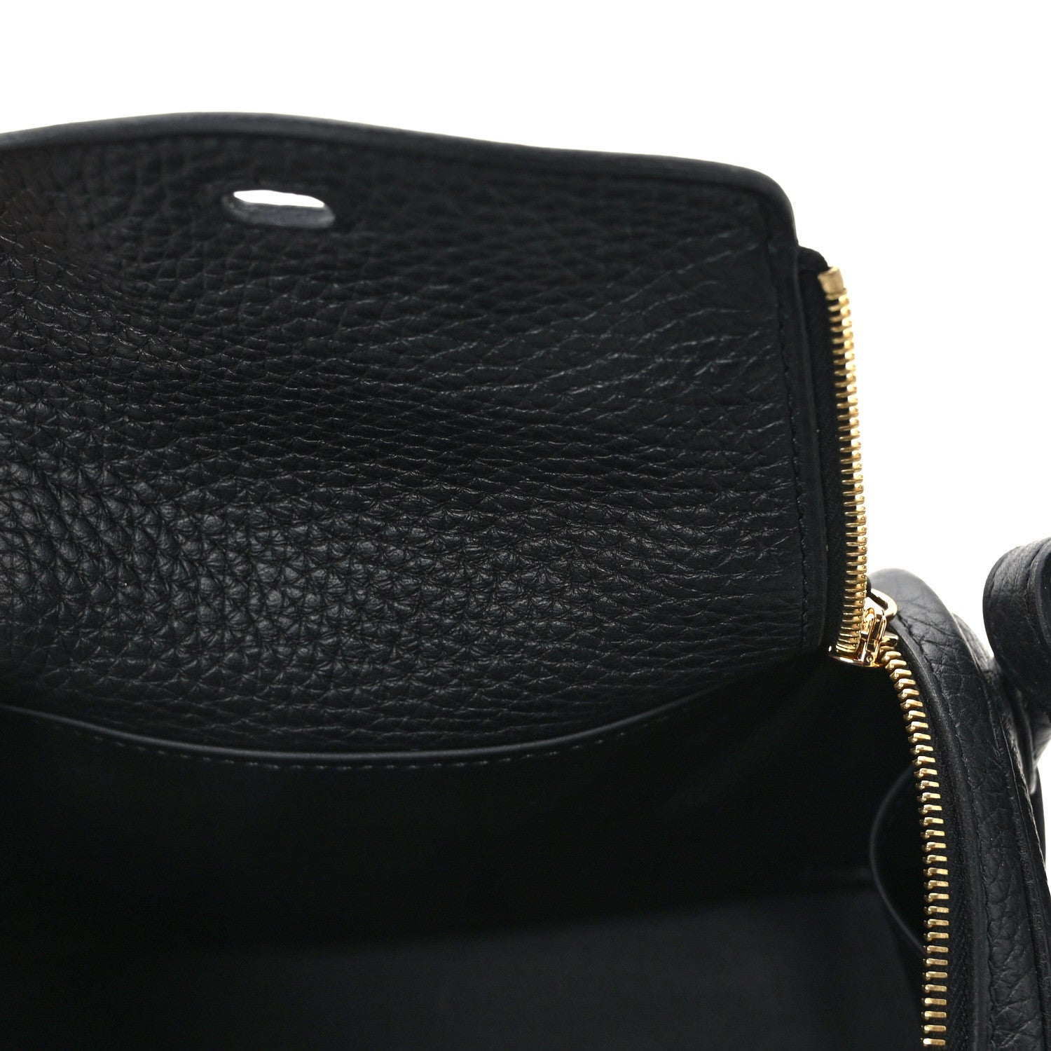 Hermes Taurillon Clemence Mini Lindy 20 Black 13 of 14