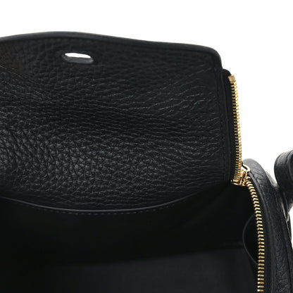 Hermes Taurillon Clemence Mini Lindy 20 Black 13 of 14