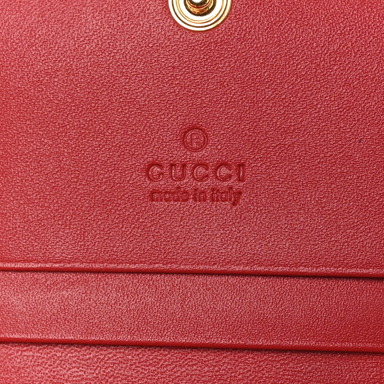 Gucci GG Supreme Monogram Bosco Patch Card Case Wallet Beige Malva Hibiscus Red 7 of 9