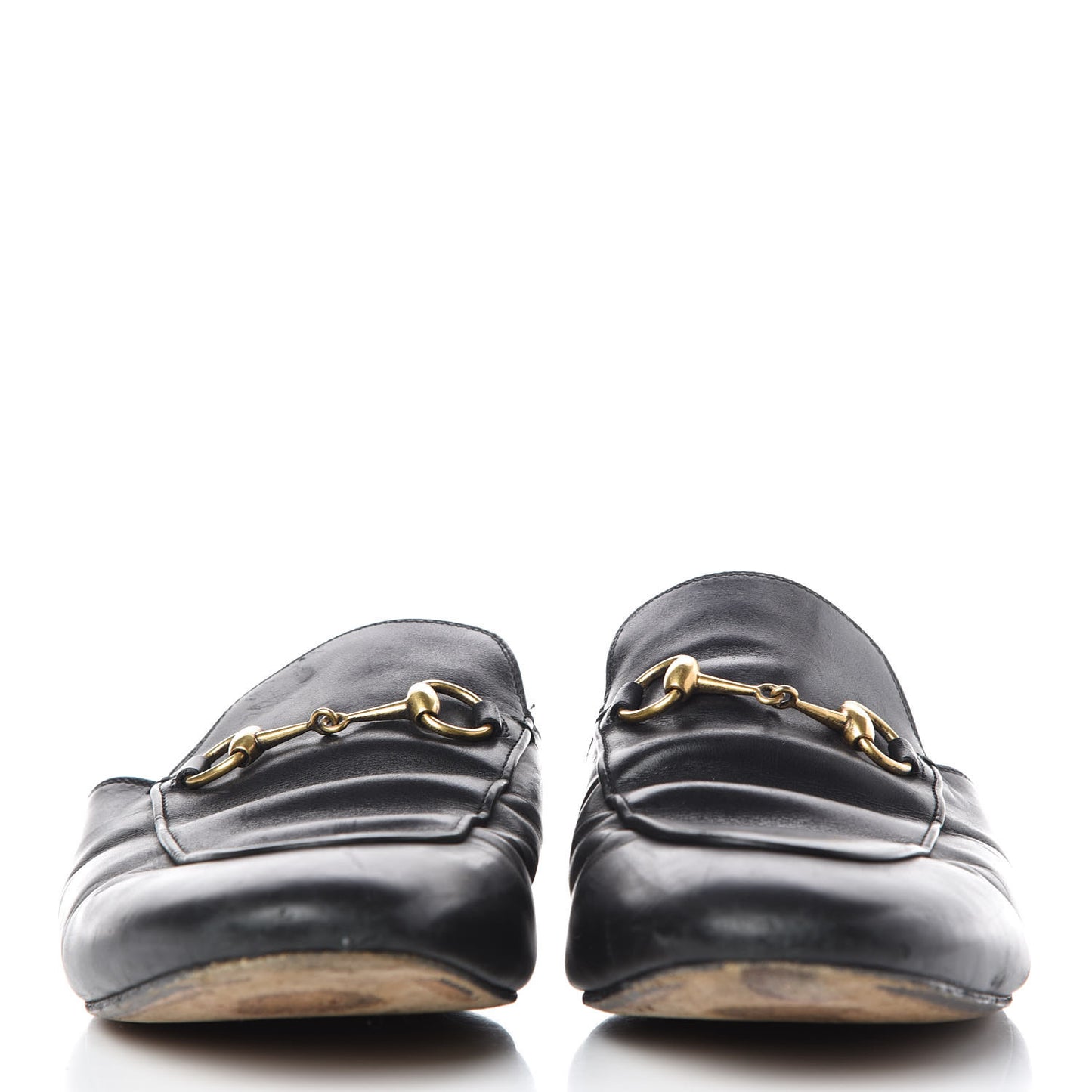 Calfskin Womens Princetown Slippers 39.5 Black