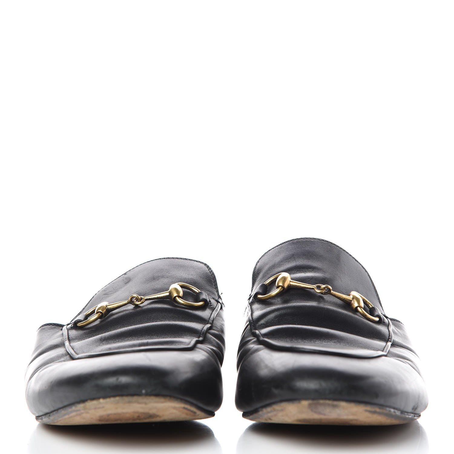 Gucci Calfskin Womens Princetown Slippers 39.5 Black 2 of 10