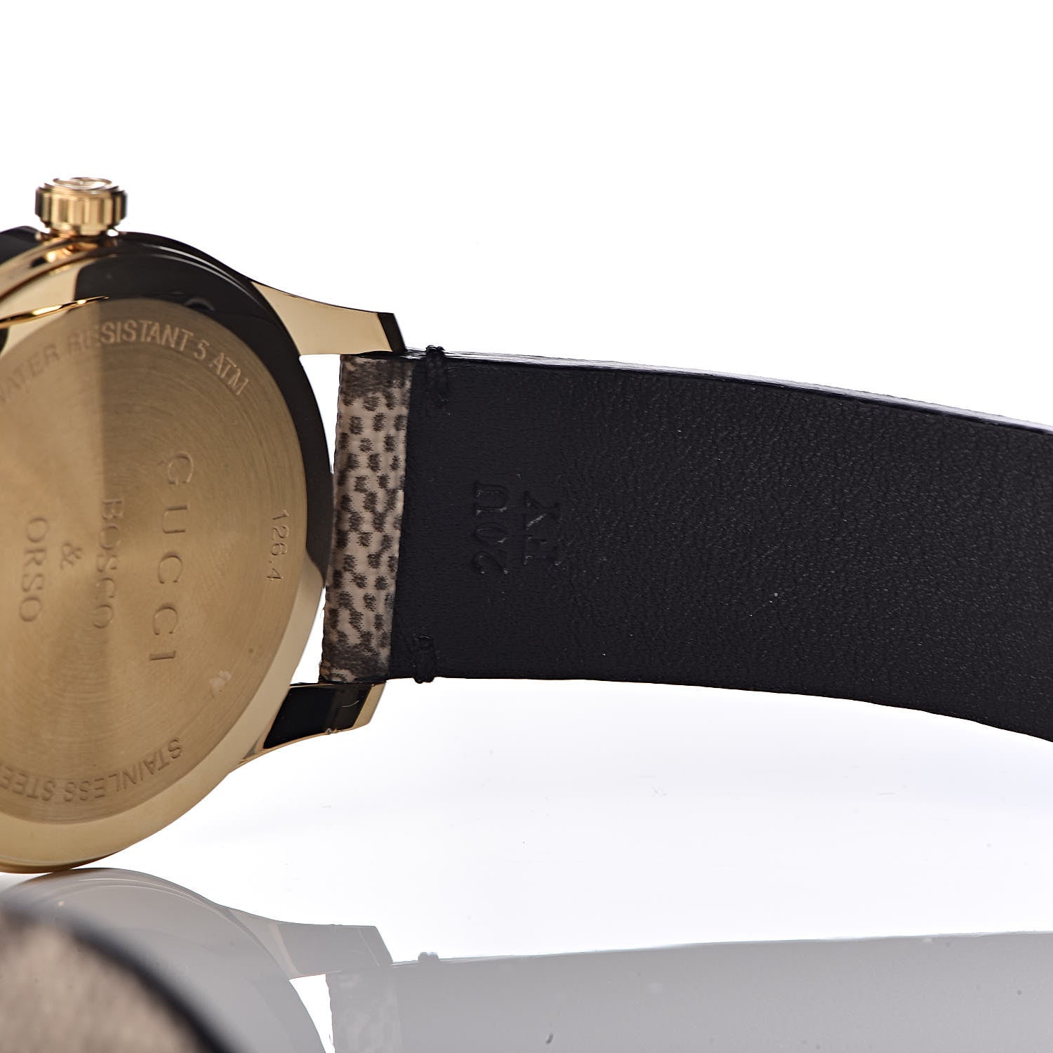 Gucci Stainless Steel Canvas 38mm G-Timeless GG Supreme Bosco Quartz Watch Brown 9 of 10