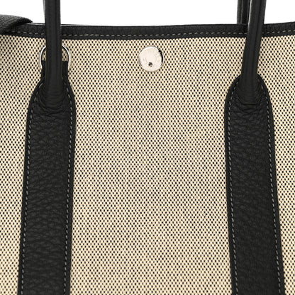 Hermes Buffle Skipper Toile Garden Party 30 TPM Black 7 of 10