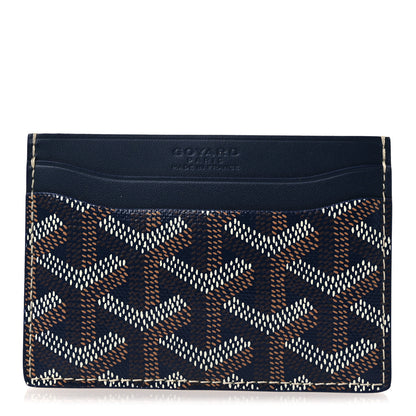 Goyard Goyardine Saint Sulpice Card Holder Navy 1 of 7
