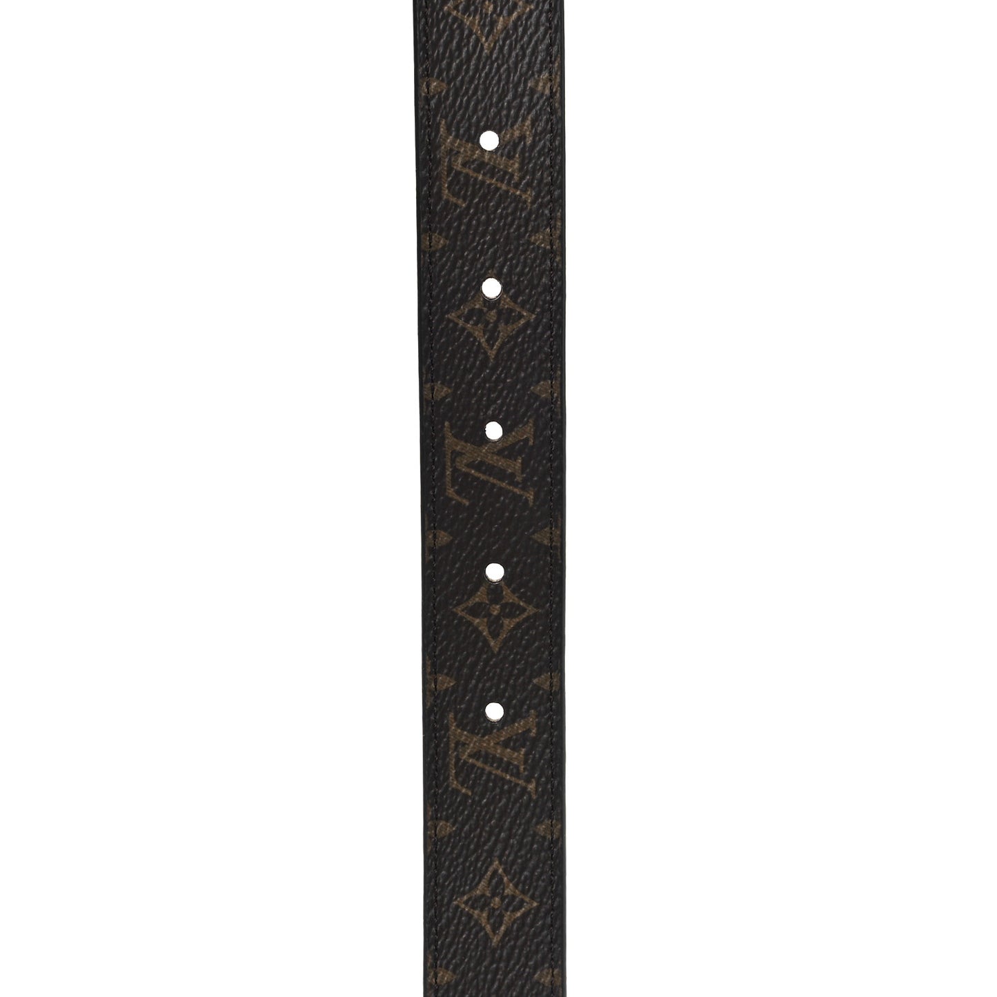 Calfskin Monogram 25mm LV Circle Reversible Belt 80 32 Black