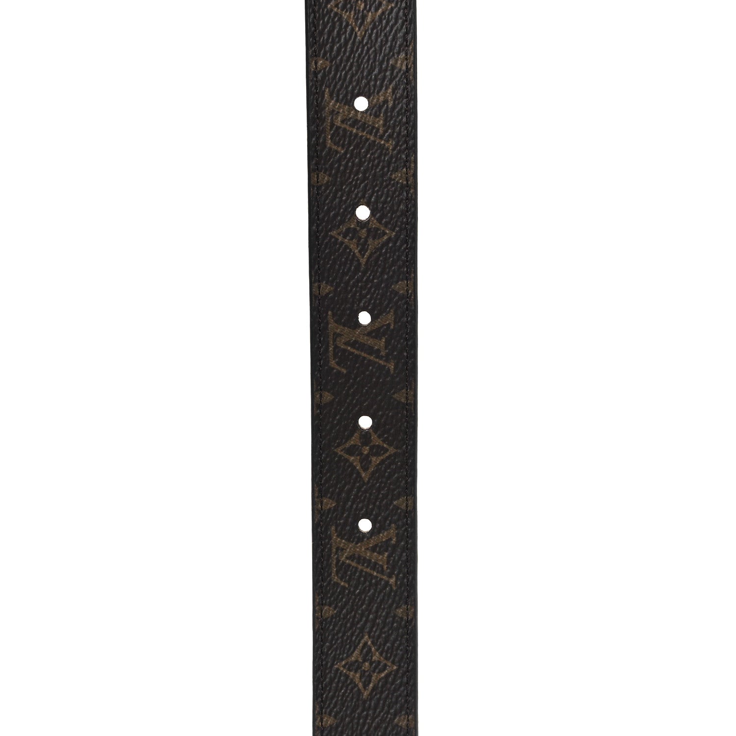 Louis Vuitton Calfskin Monogram 25mm LV Circle Reversible Belt 80 32 Black 4 of 6