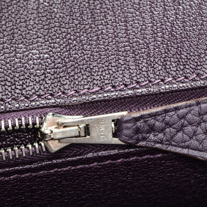 Hermes Togo Birkin 30 Raisin 21 of 25