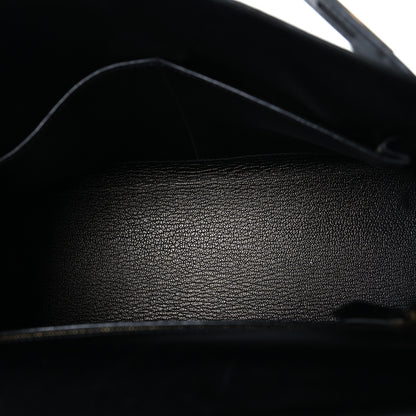 Hermes Box Kelly Retourne 28 Black 5 of 17