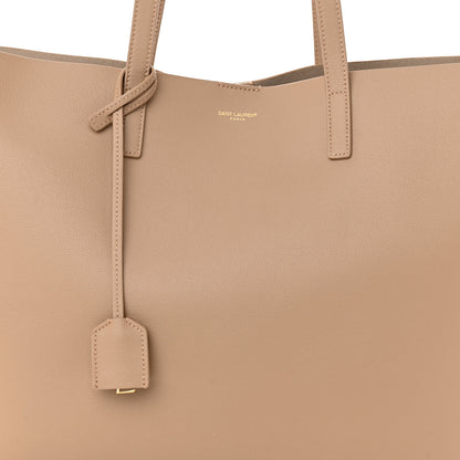 Saint Laurent Calfskin Large Shopping Tote Dark Toffee 9 of 11