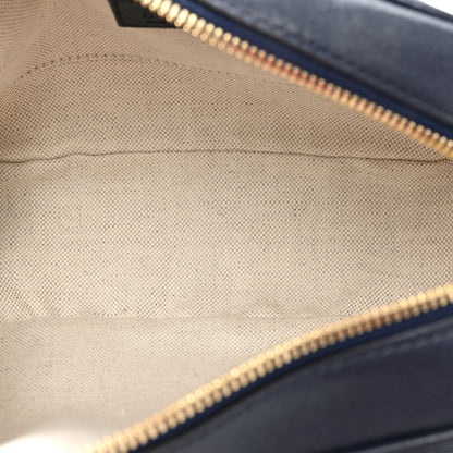 Gucci Sakai Be Green Calfskin Diagonal Stitched Small Blondie Shoulder Bag Blue Agata 5 of 9