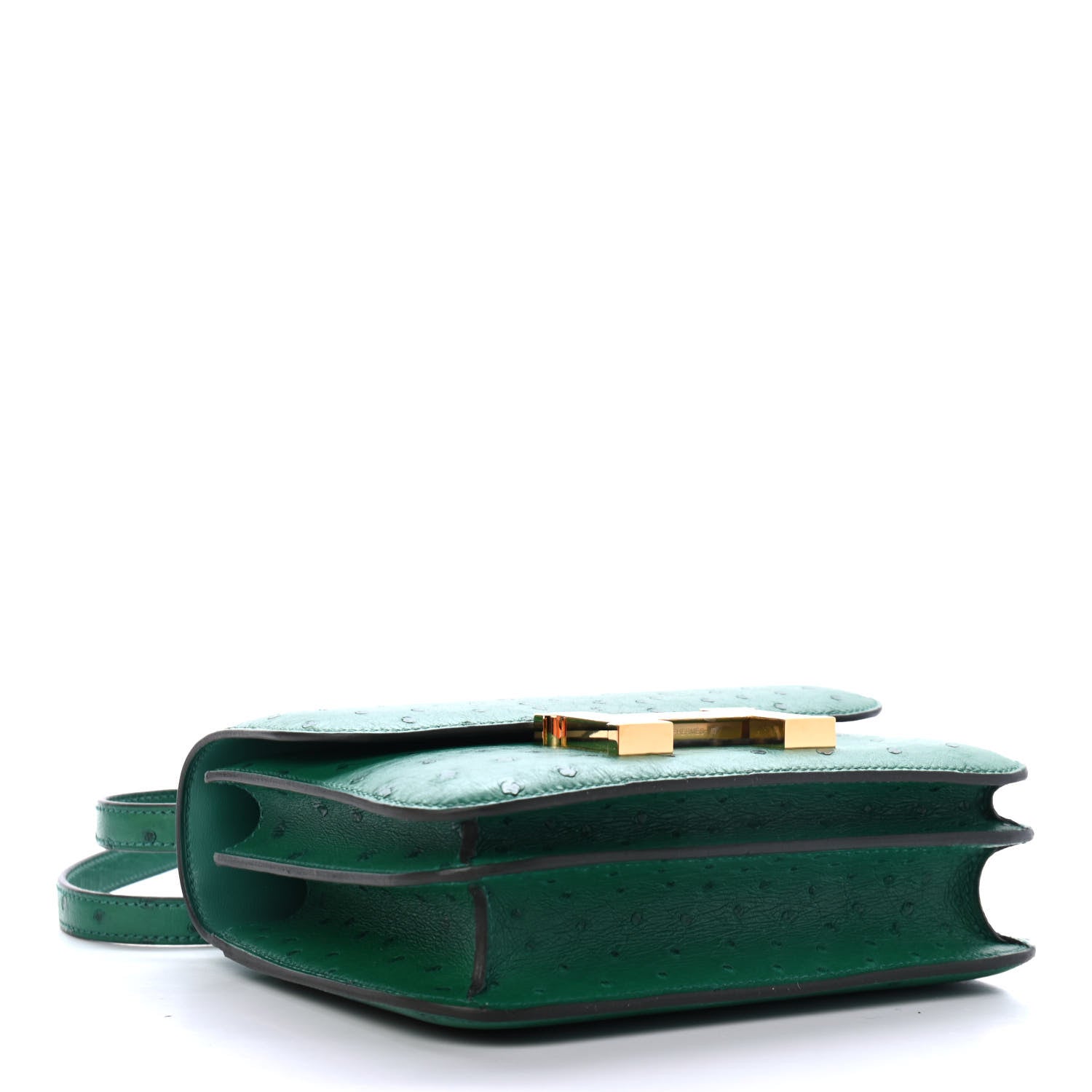 Hermes Ostrich Constance 18 Vert Vertigo 3 of 4