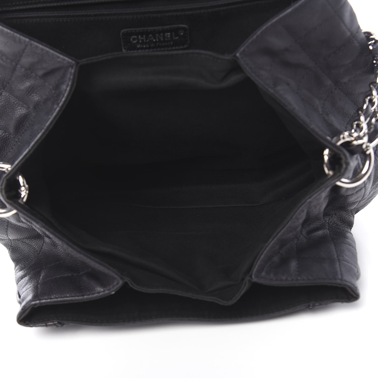 Chanel Caviar Quilted Timeless Accordion Flap Black 5 of 14