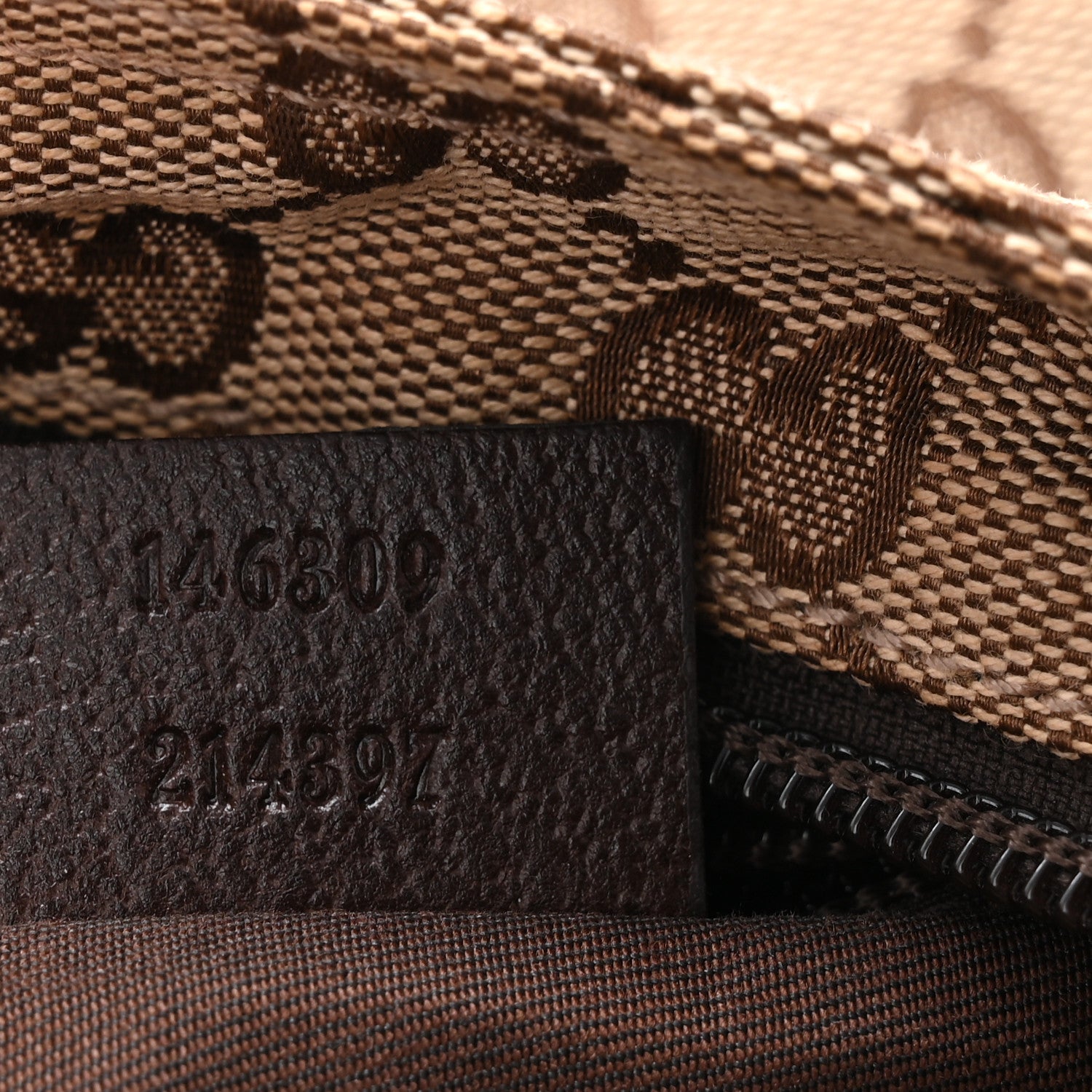 Gucci Monogram Web Small Flat Messenger Bag Brown 12 of 19