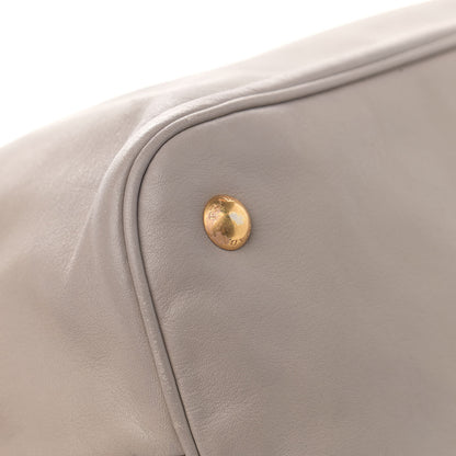 Prada Soft Calf Shopping Tote Argilla 12 of 13