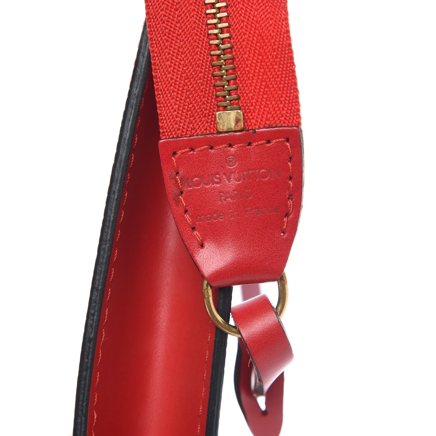 Epi Pochette Accessories 24 Castillan Red