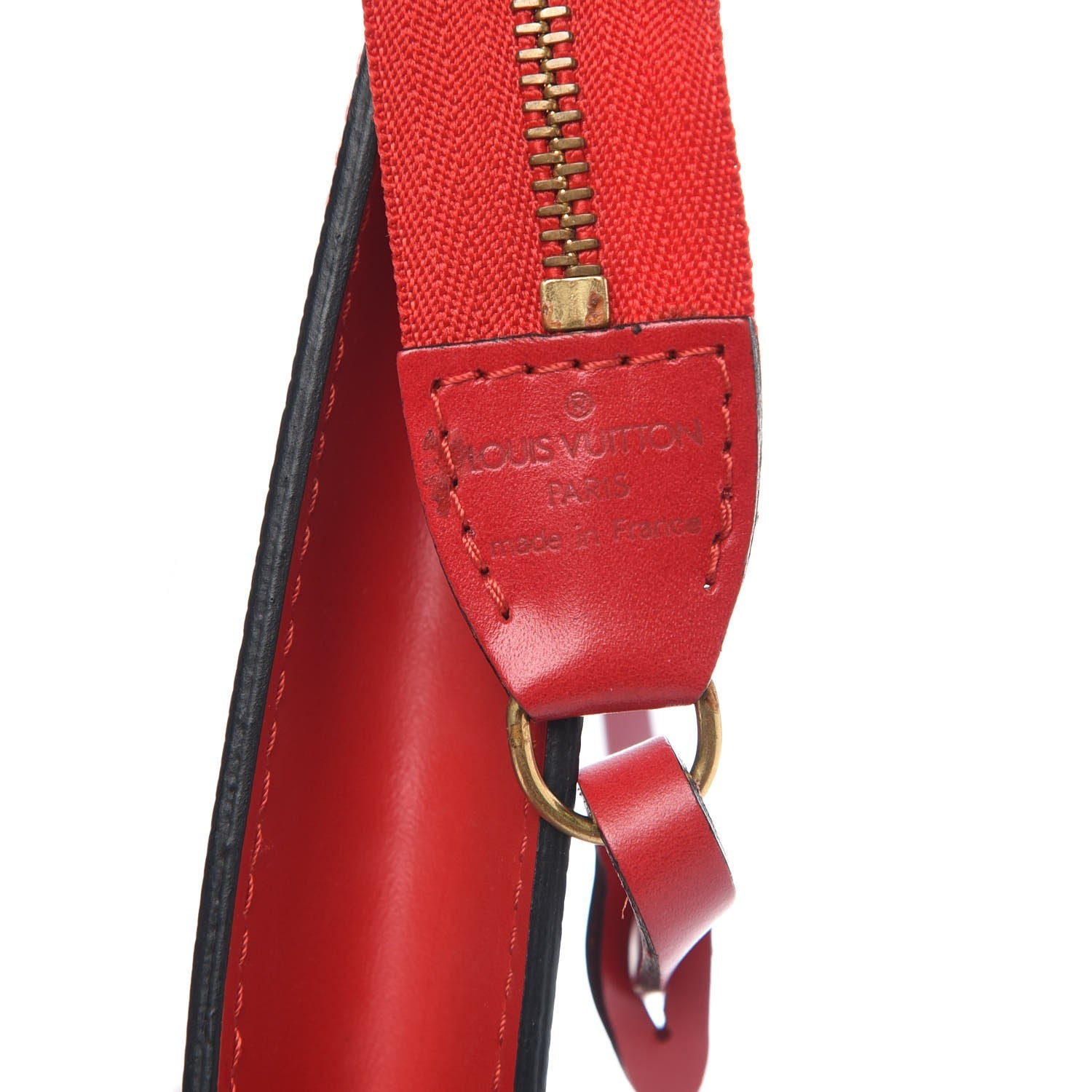 Louis Vuitton Epi Pochette Accessories 24 Castillan Red 6 of 8