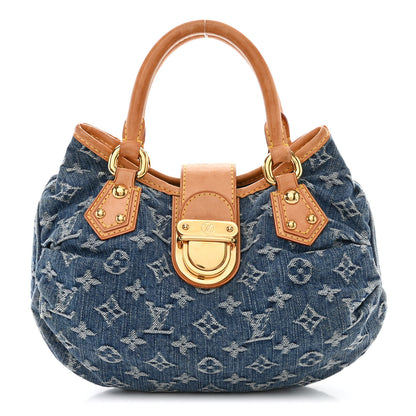 Louis Vuitton Monogram Denim Pleaty Blue 1 of 11